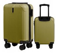 WINGS Valise Cabine Rigide - Bagage à Main Ryanair - Vert Thé - ABS - Compacte 28L