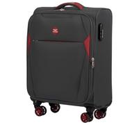 Wings Valise de cabine 20" Gris - 4 roulettes, poignée télescopique, 42 l, gris, 56,5x39,5x22, Valise