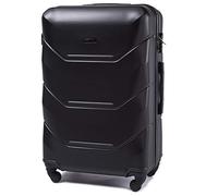 Wings Valise De Cabine, Spacieuse Et Luxueuse. Coque Rigide, Quatre roulettes Pivotantes, Fermeture Eclair Chiffrée, Poignée Télescopique