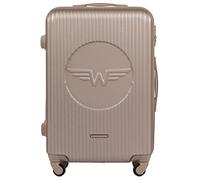 Wings Valise De Cabine, Spacieuse Et Luxueuse. Coque Rigide, Quatre roulettes Pivotantes, Fermeture Eclair Chiffrée, Poignée Télescopique