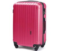 Wings Valise De Cabine, Spacieuse Et Luxueuse. Coque Rigide, Quatre roulettes Pivotantes, Fermeture Eclair Chiffrée, Poignée Télescopique