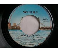 WINGS - with a little luck 45 rpm single