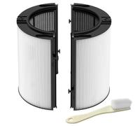 Wingsflying Filtre de rechange H13 2 en 1 HEPA et charbon compatible avec Dyson TP06 HP06 PH01 PH02 PH03 PH04 HP09 TP09 HP10 TP10 Ventilateur de purification d'air en verre combiné 360°