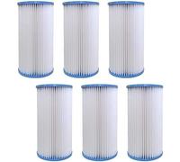 Wingsflying Lot de 6 cartouches filtrantes de rechange compatibles avec piscines INTEX 29000e/59900e