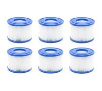 Wingsflying Lot de 6 cartouches filtrantes pour jacuzzi Bestway, Lay-Z-Spa, Coleman SaluSpa 90352E 58323