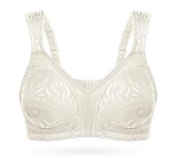Wingslove Femme Soutien-Gorge sans Armature Grande Taille Minimiseur Non-Rembourré Confortable (Ivoire,40B/105B)