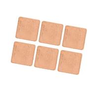 WINH 100 Pièces 20x20mm Cuivre Cales Dissipateur de Chaleur Cuivre Pad Kit de Montage pour Ordinateur Portable (20 * 20 * 1.0mm)