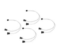 WINH Câble d'alimentation de Ventilateur PWM à 4 Broches, Câble d'extension de Ventilateur PC à 4 Broches, conductivité électrique élevée Professionnelle 4 Pièces pour Ventilateur