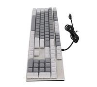 WINH Clavier mécanique de jeu avec interrupteur bleu, clavier mécanique avec interrupteur bleu, sans pilote nécessaire, 104 touches RVB, ergonomique, résistant aux rayures pour salle