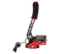 WINH Contrôleur de Jeu de Course Progressif de Frein à Main USB pour Jeu de Course Sim Série S X PC, Aluminium usiné CNC sans et Capteur Hall Applicable pour T300RS T300 (rouge)