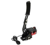 WINH Contrôleur de Jeu de Course Progressif de Frein à Main USB pour Jeu de Course Sim Série S X PC, Aluminium usiné CNC sans et Capteur Hall Applicable pour T300RS T300 (BLACK)