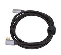 WINH Cordon d'extension de Type C 10Gbps, Résolution 4K, Rallonge de Type C 10Gbps à Angle Droit pour Consoles de Jeux, Téléphones Mobiles, Tablettes (150 cm)