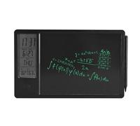 WINH Écriture LCD, Tablette, Support électronique Pliant Pliant, Une Table de Commutation Doodle avec Un Calendrier d'horloge Numérique pour Le Bureau à Domicile (Black)