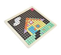 WINH Ensemble de Planches de Blocs de Motifs, Puzzle de Mosaïque en Bois Facile à Saisir pour l'éducation Précoce Pendant 3 Ans