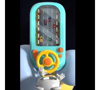 WINH Jouet de Contrôleur de Lecteur simulé pour Enfants, Simulation Intéressante Conduite des Roues de Volant pour l'intérieur (Évasion de Course)