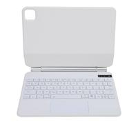 WINH Le Boîtier du Clavier de pavé Tactile, Caryle de Conception de Support de Liquide Boîtier de Clavier de Magnétique Rétroéclairage Réglable Silencieux pour la Tablette (White)