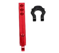 WINH RC Towing Hitch Tow Crochet, Easy Metal Assembly RC RACKLER Hitch T -Toward Hook pour 1/8 1/10 Modèle d'échelle (Boucle Noire)