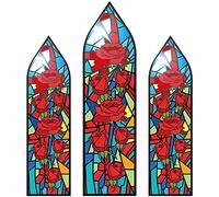 Winhappyhome Colore Roses Wall Art Sticker Pour Chambre Salon Fond Amovible DéCor Decal