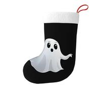 Winhga Chaussettes de Noël imprimées des deux côtés - Motif elfe astucieux et étrange - Pour une grande capacité - Décoration d'intérieur