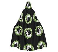 WINHGA Jasmine White Rabbit Prints Veste à capuche pour adulte Convient pour homme et femme