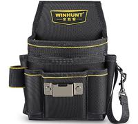 Winhunt Petit kit d'outils Multi-Poches avec Anneau de Ceinture, Anneau de Marteau et Anneau de Crochet, idéal pour Les Artisans, électriciens et jardiniers, 22 x 15 x 4 cm