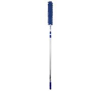 WinHux Plumeau Chenille Télescopique 3,47 m - Manche Extensible Aluminium, Tête Chenille Pliable et Lavable pour Plafonds Hauts, Toiles d'Araignée, Ventilateurs