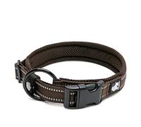 WINHYEPET True Love Collier pour Chien Doublure Sandwich réfléchissante Sangle en Nylon Boucle réglable Confortable et sûre, Pratique pour Anneau de Cou Samll/Medium/Large TLC5011