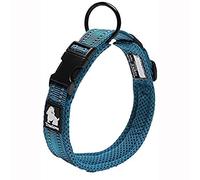 WINHYEPET True Love Collier pour Chien Doublure Sandwich réfléchissante Sangle en Nylon Boucle réglable Confortable et sûre, Pratique pour Anneau de Cou Samll/Medium/Large TLC5011