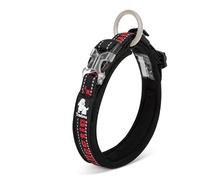 WINHYEPET True Love Collier pour Chien réfléchissant, Sangle Nylon Boucle réglable Confortable et sûre, Pratique pour Les promenades pour Les Petits Chiens Anneau de Cou TLC50121
