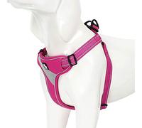 WINHYEPET True Love Harnais pour Chien Harnais Réfléchissant pour Animaux de Compagnie Réglable pour Marcher Rembourré Doux Mesh Chiens Gilet Contrôle Facile pour Petits Moyens Grands Animaux TLH5991