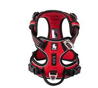 WINHYEPET True Love TLH56512 Harnais anti-traction extra réfléchissant et réglable en maille rembourrée et douce pour chiens de petite, moyenne et grande taille - pour la course à pied et la promenade