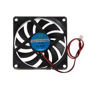 WINJEE, 24V 2-Pin 80x80x10mm PC Ordinateur Unité centrale CPU Ventilateur sans ventilateur 8010