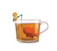 Winkee Big Fish Infuseur à thé en silicone pour thé en vrac | Boule à thé amusante en forme d'animal pour tasses et thé en vrac, infuseur à thé réutilisable et idée cadeau originale