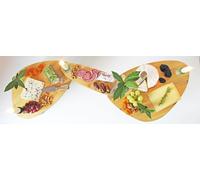 Winkee - Bottle Boards | Plats de service originaux en bois à piquer| Cheese Board Set | Cadeau de Noël, d'anniversaire