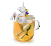 Winkee - Cute Animal passoire à thé licorne | Oeuf à thé pour thé en vrac | Infuseur à thé amusant | Passoire à thé pour tasse | Passoire à épices silicone