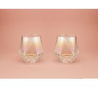 Winkee - Diamond Glasses Set Of 2 - Glass