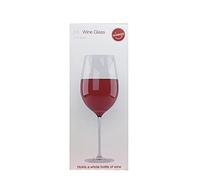 Winkee - Verre à vin géant | Grand verre à vin rouge | Verre à vin en verre | Verre à vin pour toutes les occasions | Cadeau pour pendaison de crémaillère, mariage, anniversaire