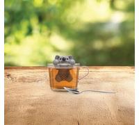 Winkee - Infuseur à thé mignon en forme de koala - Infuseur à thé amusant - Passoire à thé pour tasse - Passoire à épices en silicone - Figurine en forme d'animal