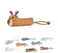 Winkee - Lampe de poche renne I Petite lampe de poche LED rechargeable I Avec batterie I Environ 12 heures d'autonomie