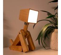 Winkee Lampe de Table Charlie - La fidèle Lampe de Chevet avec Fonction de Charge au Design Chien | Lampe de Table LED à intensité Variable sans Fil avec Toucher