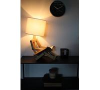 Winkee Lampe de Table Emil la Assise - Chevet Amusante LED en Bois Filaire en Forme de Bonhomme - Cadeau de Noël, Pâques, Anniversaire