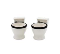 Winkee - Lot de 2 verres à liqueur amusants en forme de toilette
