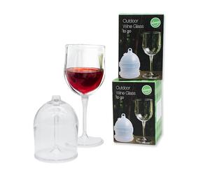 Winkee Lot de 2 verres à vin à emporter - Verre à vin de camping avec boîte - Verre à vin compact pour toutes les occasions - Gobelets à vin pour la randonnée - Verre de camping magnétique