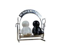Winkee - Mr. Salt & Mrs. Pepper | Le joli couple de mariés sur la balançoire Hollywood | Duo salière et poivrière