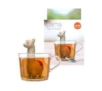 Winkee - Passoire à thé animal mignon I Infuseur à thé pour thé en vrac I Infuseur à thé amusant I Passoire à thé pour tasse I Passoire à épices en silicone I Figurine animal boule à thé (lama)