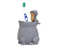 Winkee Gobelet porte-brosse à dents motif hippopotame pour enfants et bébés 10×10×13,5 cm