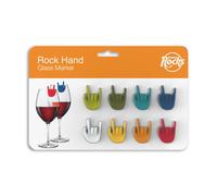 Winkee Rocks - Marqueur pour verre Rock Hand (lot de 8)
