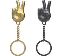 Winkee Rocks - Porte-clés Peace I Le signe de la paix I Un compagnon inspirant pour les clés et les sacs