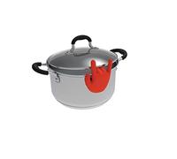 Winkee Rocks Rock Hand Porte-cuillère de cuisine I Repose-cuillère rock en silicone I Spatule, support cuillère et support de couvercle pour votre cuisine - Tout en un