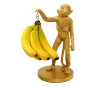 Winkee Support à bananes singe Mikey I Support à bananes original | Porte-fruits en forme de singe | Support à fruits moderne